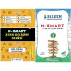 N-Smart Yayınları N-Smart Zeka Gelişim Serisi Bilsem Sınavlarına Hazırlık 2 Kitap Set Murat Karagöz 6 - 8 Yaş