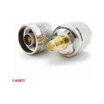 N Tip Erkek To Sma Dişi Soket Adaptör Konnektör 0-6ghz Rf Wi-Fi Anten Fpv Lora Helium Router Modem