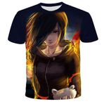 NA The Joker tişört, üniseks, 3D baskı, yaz, yuvarlak yaka, erkek, spor, boş zaman, kısa kollu, fitness, dış mekan tişörtü, 11, L