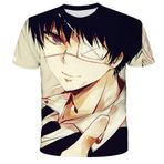 NA The Joker tişört, üniseks, 3D baskı, yaz, yuvarlak yaka, erkek, spor, boş zaman, kısa kollu, fitness, dış mekan tişörtü, 12, 4XL