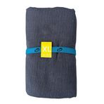 Nabaiji Mikrofiber Havlu XXL Seyahat Sporları Yüzme Yürüyüş Hızlı Kuruyan Mikrofiber Havlu Ultra Hafif Plaj/Jimnastik/Süper Emici Havlu 110 cm X 175 cm (Koyu Mavi)