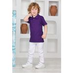 nacar çarşı Erkek Çocuk 23 Nisan 29 Ekim 10 Kasım Gösteri Kıyafet Kostüm T-shirt Pantolon koyu mor beyaz