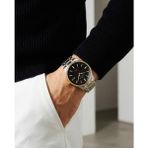 Nacar Çelik Metal Band Otomatik Erkek Kol Saati NC42-299357 - Siyah