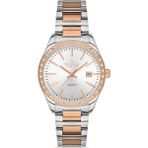 Nacar (Pırlantalı Yonca Gümüş Kolye Hediyeli) Çelik - Rose Metal Band Kadın Kol Saati NC33-398305-EWMS - Rose Gold - Gümüş