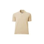 Nacar Polo Yaka Tişört Bej Taş Rengi Pamuklu Polo Yakalı Tshirt