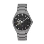 Nacar Safir Cam Klasik Gümüş Erkek Kol Saati Nc33-258378-Abm