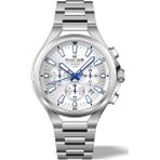 Nacar Safir Cam Spor Gümüş Erkek Kol Saati NC08-29420075-ASM - TEK EBAT