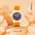 Nacar Silikon Erkek Kol Saati NC08-29430495 - Turuncu