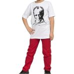 Nacar Store Erkek Çocuk 23NISAN 29EKIM 30AĞUSTOS 10KASIM Özelgün Gösteri Atatürk Baskılı T-Shırt&pantolon Takım - 14 Yaş - Beyaz