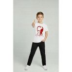 Nacar Store Erkek Çocuk Atatürk Baskılı T-Shirt ve Siyah Keten Pantolon Takım 23NISAN 29EKIM Özel Günler - 12 Yaş - Siyah - Beyaz