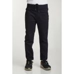 Nacar Store Lacivert Lastikli Ribana Bel Kanvas Okul Pantolonu Slim Fit Erkek Çocuk İçin Düz Desenli Rahat Kullanım - 10 Yaş