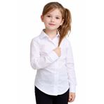 NACAR STYLİSH 23 Nisan 29 Ekim Gösteri Kıyafeti Kız Çocuk Klasik Gömlek Pamuklu Uzun Kollu Okul & Özel Günlük