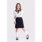 NACAR STYLİSH KIZ ÇOCUK BELİ LASTKLİ ŞORT ETEK OKUL KIYAFETİ
