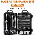 Nacario 115 Parça Manyetik Uçlu Hassas Tornavida Seti