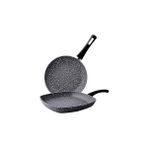 Nacario 153.03.08.0354 Gris Bio Granit Grill Tavası, Medium