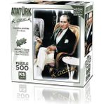 Nacario 20060 Kahve Içen Atatürk 500 Parça Puzzle -Ks Puzzle