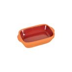 Nacario 2'li Mini Dikdörtgen Sirli Toprak Firin Tepsi Takim(23 * 13 * 4 Cm), Toprak Tencere Güveç Kap