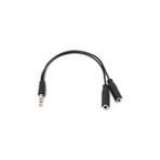 Nacario 3.5 mm Erkek 2 Stereo Dişi Kulaklık Çoklayıcı Kablo Ses Sistemi Kablosu Aux Streo Çoklayıcı K