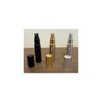 Nacario 3 Adet Doldurulabilir Cep Parfüm Spreyi Gold Silver Black Renk Cam Parfüm Şişesi 10ML