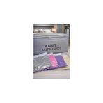 Nacario 4 Adet Hurç Çekyat Baza Altı Hurcu 62X37X24 cm Yastık Yorgan Kıyafet Düzenleme Eşya Taşıma