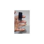 Nacario 5 Adet Boş Metal Siyah Kapaklı Kolonya Şişesi Doldurulabilir Cep Cam Parfüm Şişesi 20 ml 8697431794
