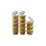 Nacario 50 Adet Sızdırmaz Mini Saklama Kabı 120 ml – Buzluk Kabı, Et Suyu, Kemik Suyu, Sos Püre Saklama