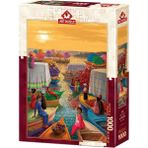 Nacario 5238 Çiçek Limanı 1000 Parça - Puzzle