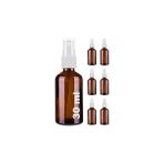 Nacario Afracam 30 ml Amber Sprey Kapaklı Beyaz Fısfıs Kolonya Dezenfektan Parfüm Cam Şişe (6)