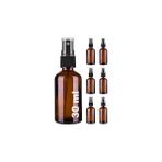 Nacario Afracam 30 ml Amber Sprey Kapaklı Siyah Fısfıs Kolonya Dezenfektan Parfüm Cam Şişe (6)