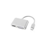 Nacario Alfais 4366 USB Type-C To HDMI VGA 3.1 4K Çevirici Dönüştürücü Adaptör