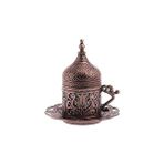 Nacario Alisveristime (1 Adet Türk Yunan Arap Kahvesi Espresso Fincanı Tabağı (Lale) (Antik Bak�