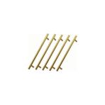 Nacario Alteta Gold 5 Adet 192 mm Altın Metal Mobilya Kulp Mutfak Çekmece Dolap Dolabı Kapak Kulpları Kulbu