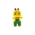 Nacario Amigurumi Sincap Anahtarlık –%100 Pamuk Ip Tığ Işi, Sevimli Figür, Çanta Anahtar Süsü Hediyelik