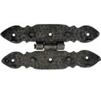 Nacario Antika Tarz Dekoratif Pirinç Düğmeli Menteşe - 142X69 Mm, Oksit - Seçenek