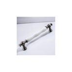 Nacario Aruh Porselen Antik Nikel Kulp 160 mm Mobilya Çekmece Mutfak Dolabı Dolap Kapak Kulpları Kulb Kulpu