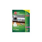 Nacario Avery Lazer Yazıcılar Için Dayanıklı Beyaz Kapak Kimlik Etiketleri, 1.25" x 1.75", 1600 - Çok Renkli