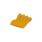 Nacario BADEM10 Dekor Plastik Ispatula Set Spatula Seti 4 Parça - Çok Renkli