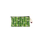 Nacario Bambu Panda Desenli Kalemlik Fermuarlı Makyaj Çantası Orta Boy 12CM x 20CM