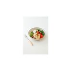 Nacario Beige Emaye Bowl Tabağı - Bowl Kase - Salata Kasesi - Sunum Kasesi
