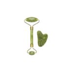 Nacario Beper C301ABE101 Gua Sha Yeşim Taşında Jade Roller & Gua Sha Masaj Aleti, Yüz Vücut Masaj, Rahat