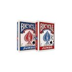 Nacario Bicycle Rider Back Intl. Endeks Oyun Kartları, Ikili Paket, Kırmızı &