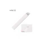 Nacario Biomaser 12CF Kaş Tekniği Microblading 10 Adet Kalıcı Makyaj 0.25MM Iğne