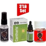 Nacario Bizon Sprey Caas D9 Kadin Kadın Damla Bizon 100MG 10'lu - Paket