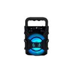 Nacario Bluetooth Hoparlör Taşınabilir Ses Bombası LED Işıklı Extra Bass Ses Radyolu Speaker Sd Kart-Usb