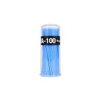 Nacario Bmx Micro Brush Ipek Kirpik & Kalıcı Makyaj & Kirpik Lifting Çubuğu, Mavi, 100 Adet