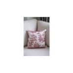 Nacario Bordo Kırlent Desenli 50X50 Dekoratif Yastık Kılıfı
