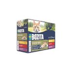 Nacario Bozita Mousse Farm Mix – 12 x 85 G Kediler Için Ince Köpük Dokulu Islak Mama, Tavuk, Sığır Veya Hin