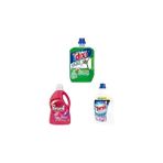 Nacario Bref Dixi Çam Kokulu 2500 ml + Perwoll Geliştirilmiş Renkli Sıvı Çamaşır Detarjanı 2970 ml + Tursil
