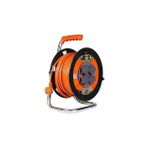 Nacario Bylion 50 Metre 3x1.5 mm Seyyar Makaralı Uzatma Kablosu Kapaklı Termal Sigortalı Cca Kablo