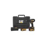 Nacario Cat DX12.2 VOLT/4.0AH Li-Ion Çift Akülü Kömürsüz Profesyonel Şarjlı Darbeli Matkap